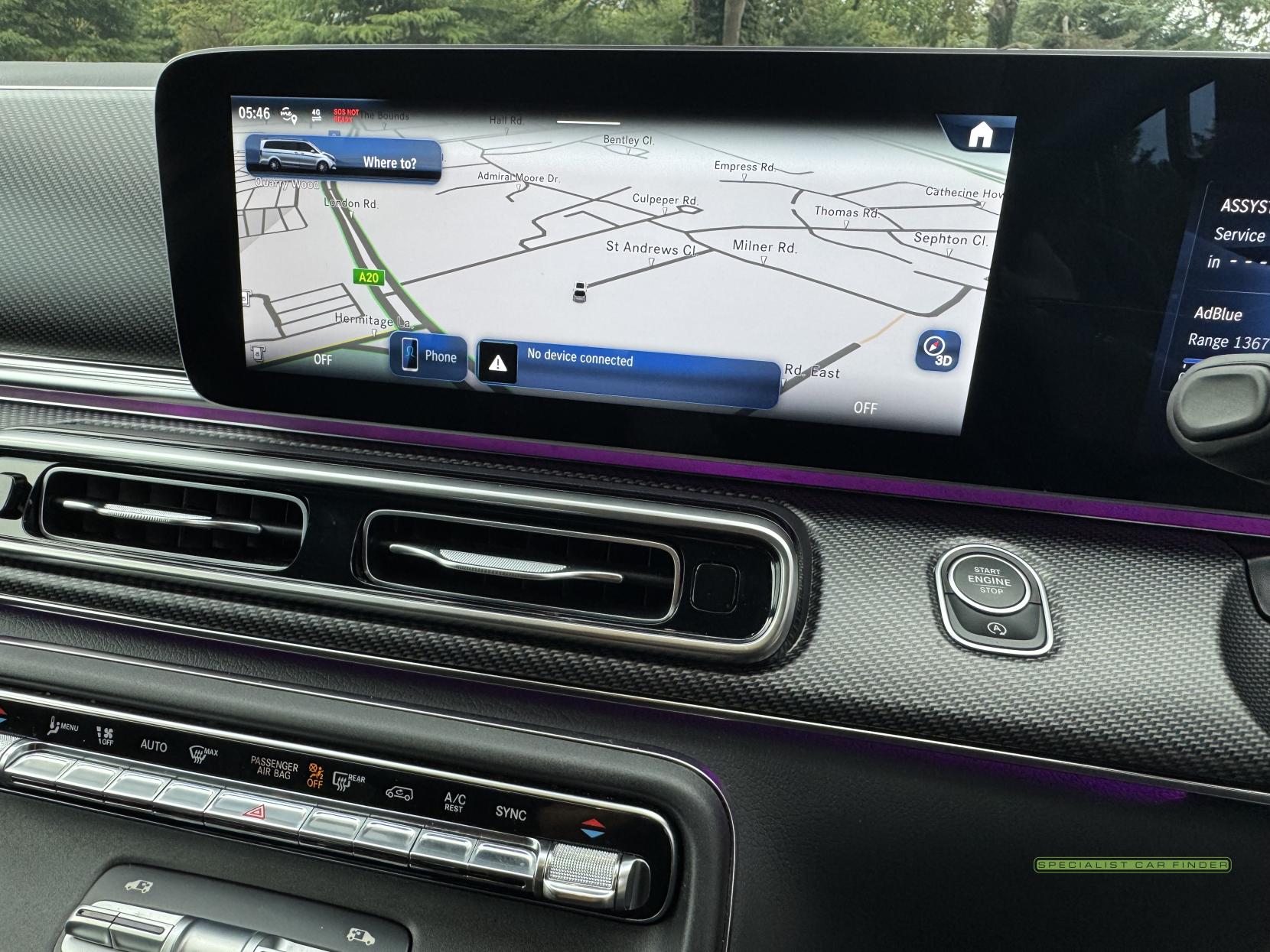 Mercedes-Benz V Class 2.0 V300d AMG Line MPV 5dr Diesel G-Tronic+ Euro 6 (s/s) XLWB (237 ps)